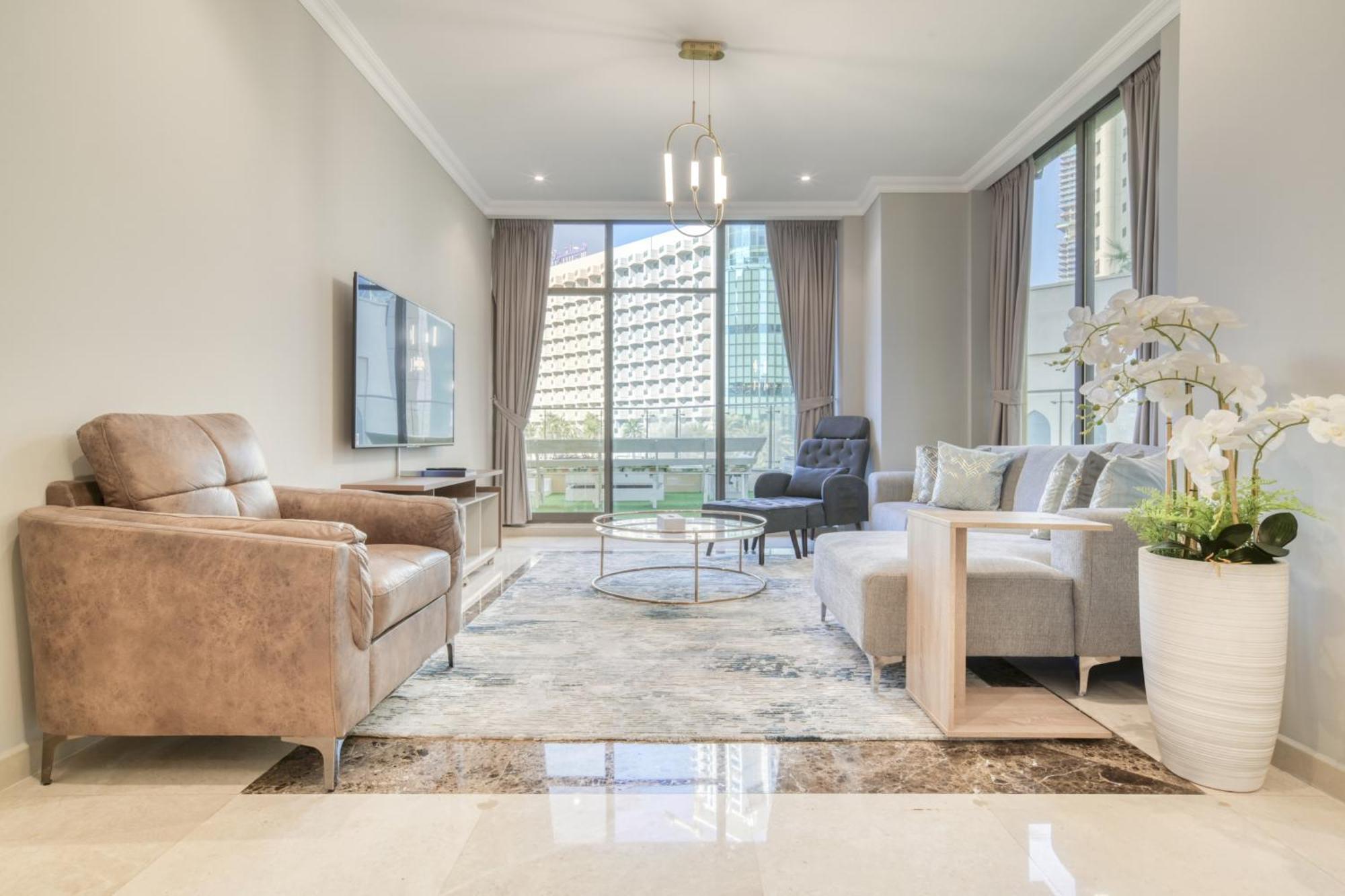 New! Sea View Luxurious 4 Bedroom Duplex 두바이 외부 사진