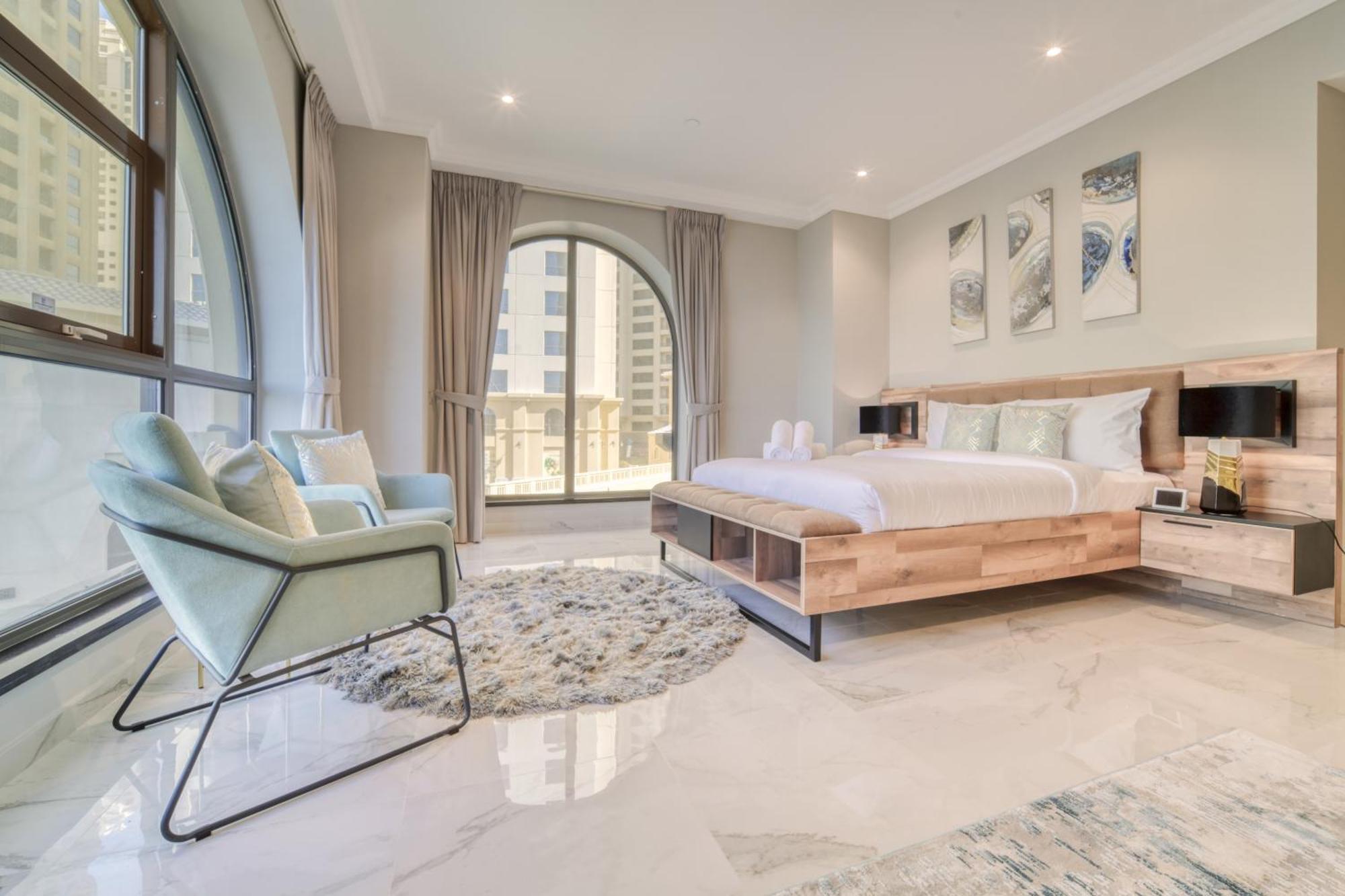 New! Sea View Luxurious 4 Bedroom Duplex 두바이 외부 사진